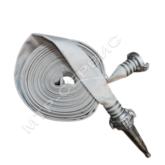 Рукав пожарный для кранов морозостойкий РПК-(В)-50-1,0-УХЛ1 с головкой ГР-50А с РС-50.01А (скатка 18,5м)